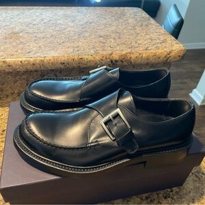 Prada Monk Strap slip on shoes | Men's Size US 8.5, UK 7.5 | NEW IN BOX